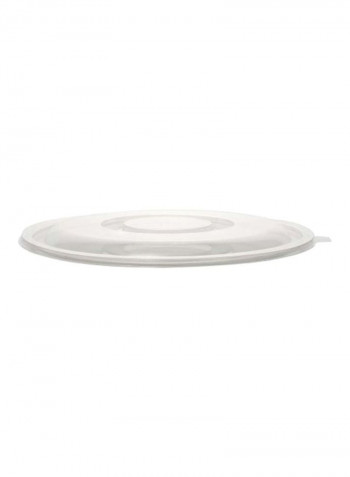 25-Piece Plastic Bowl Lid White