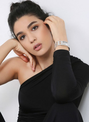 Women's 22K Gold Plated With Crystal Analog Watch P-21896