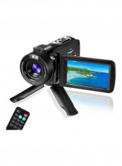 HD 1080P 16X Digital Zoom Digital Video Camera VETEK04 Black
