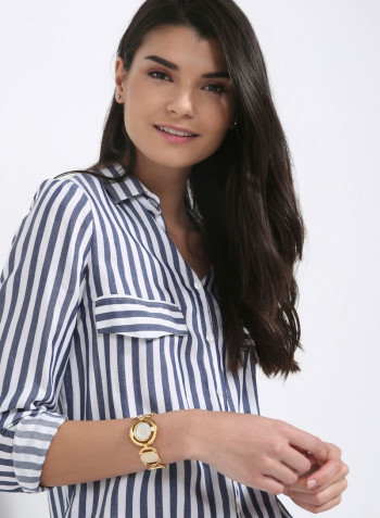Women's 18K Gold Plated Analog Watch P4143