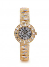 Women's 22K Gold Plated Analog Swiss Watch P21923-1
