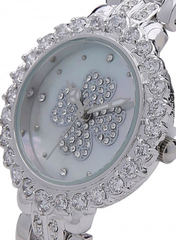 Women's 22K Gold Plated With Crystal Analog Watch P-21880-1L