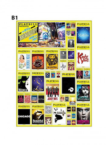 1000-Piece Broadway Cover Jigsaw Puzzle Set