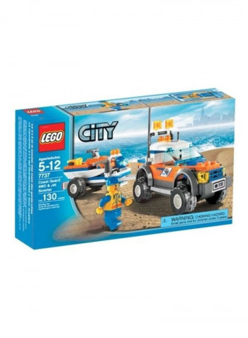 130-Piece City Off Road Vehicle And Jet Scooter Building Toys Set