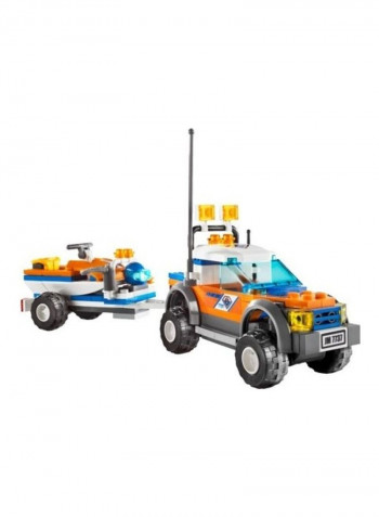 130-Piece City Off Road Vehicle And Jet Scooter Building Toys Set