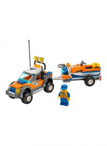 130-Piece City Off Road Vehicle And Jet Scooter Building Toys Set