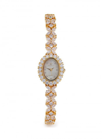Women's 22K Gold Plated Analog Watch P21856