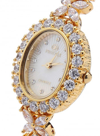 Women's 22K Gold Plated Analog Watch P21856