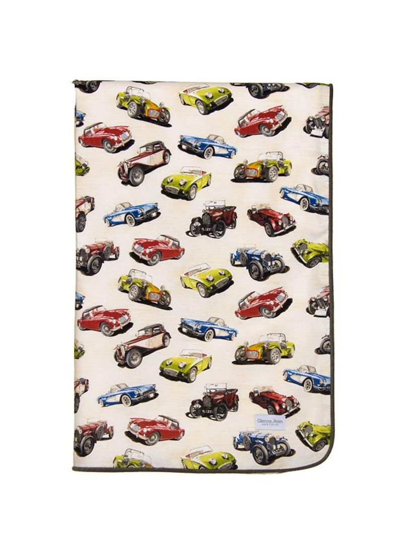 Fast Track - Bedspread Cotton Multicolour 106.7x86.4x2.5centimeter