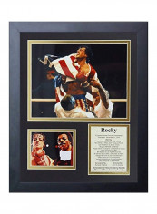 Framed Photo Collage Wall Art Decor Black/Red/Brown 12x15inch