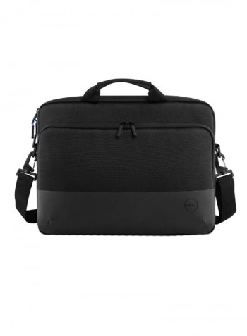Pro Laptop Briefcase Fits 15.6 Inches Black