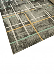 Colorful Stripes Living Room Carpet Multicolour 80(W)x120(L)centimeter