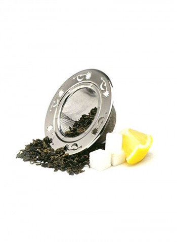 Stainless Steel Tea Infuser Silver 3.8x3.8x2inch
