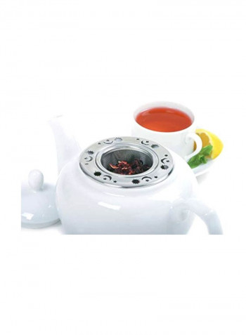Stainless Steel Tea Infuser Silver 3.8x3.8x2inch