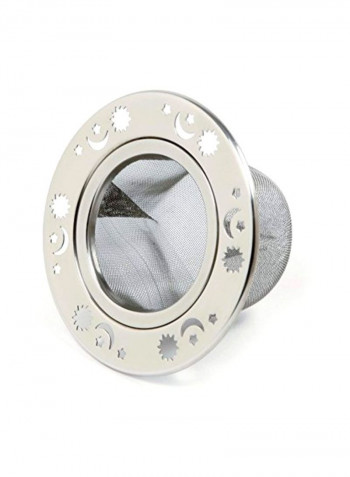 Stainless Steel Tea Infuser Silver 3.8x3.8x2inch