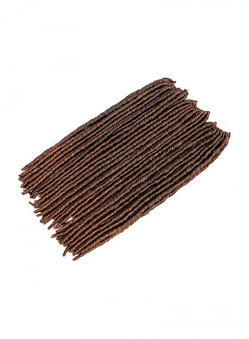 6-Piece Braided Synthetic Hair Extension T1B/30 18inch
