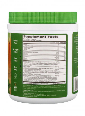 Green Superfood Plant-Based Nutrition - Lemon
