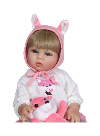 Reborn Baby Doll With Toy 19inch
