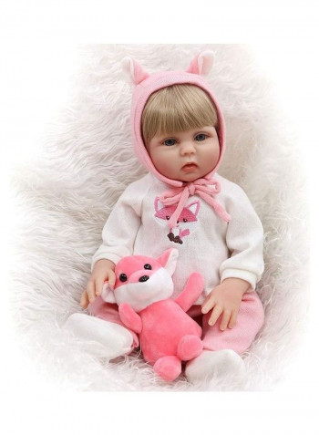 Reborn Baby Doll With Toy 19inch
