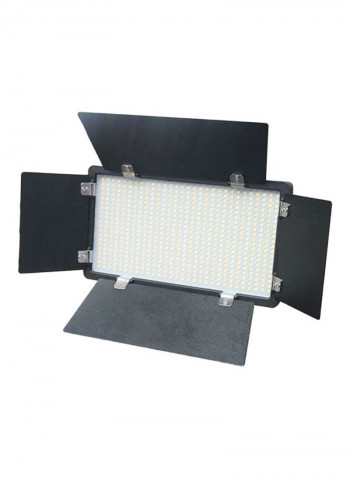 Portable LED Fill Light 21x12x2.5cm Black/White