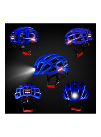 ROCKBROS Outdoor Sports Helmet With Light Mountain Bike Riding Safety Helmet 25*20*15cm 25*20*15cm