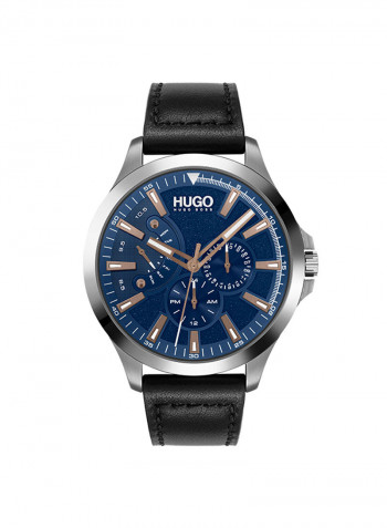 Men's Leather Analog Wrist Watch 1530172