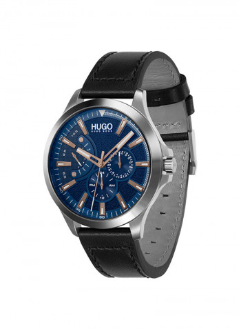 Men's Leather Analog Wrist Watch 1530172
