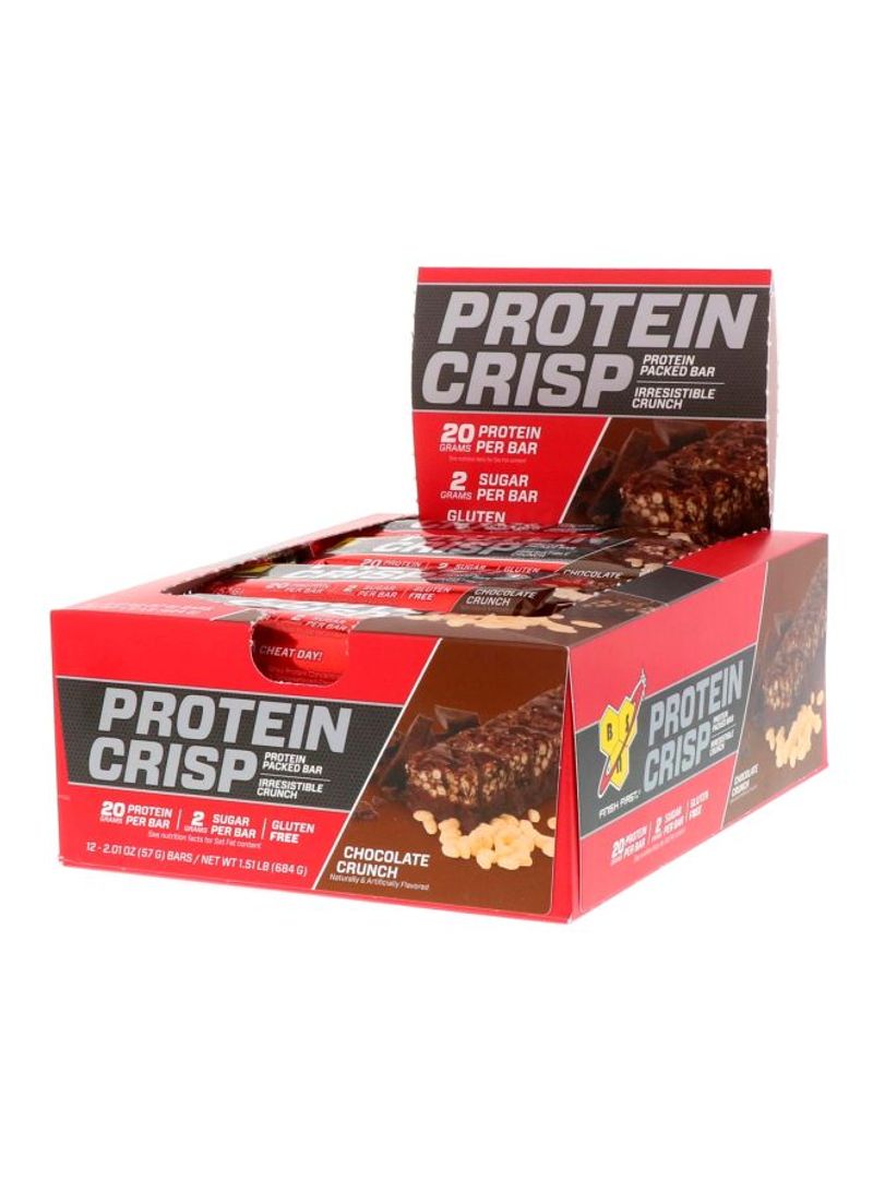 Pack Of 12 Protein Crisp Bars - Chocolate Crunch