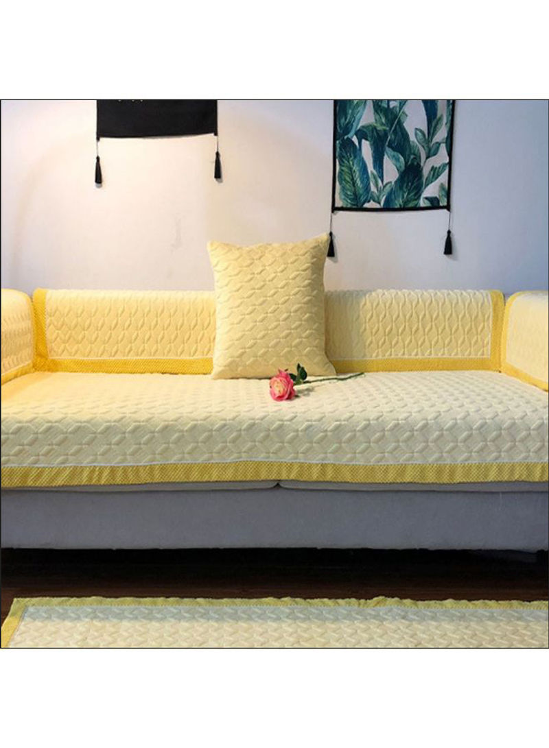 Anti-Slip Modern Home Sofa Slipcover Yellow