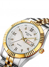 Men's Waterproof Calendar Stainless Steel Analog Watch NNSB03707418