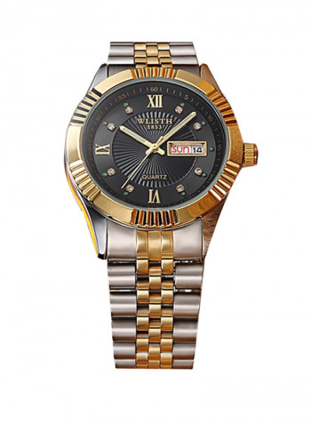 Men's Waterproof Calendar Stainless Steel Analog Watch NNSB03707419