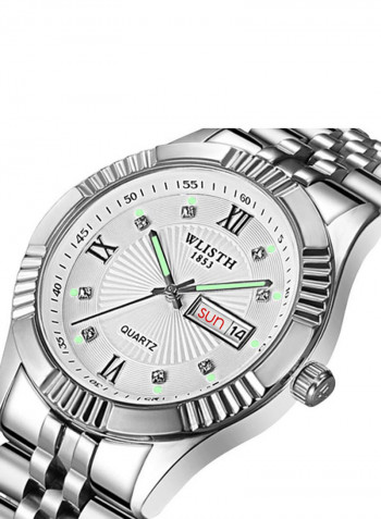 Men's Waterproof Calendar Stainless Steel Analog Watch NNSB03707420