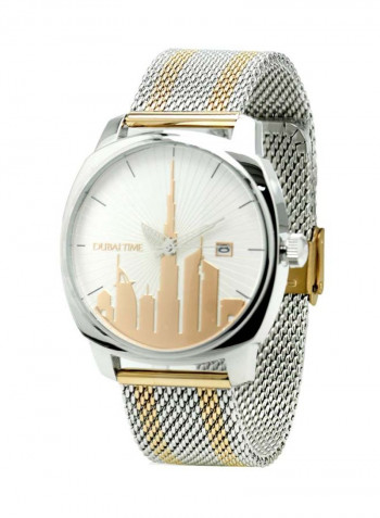 Men's Stainless Steel Analog Quartz Wrist Watch TW-140292WSRWN