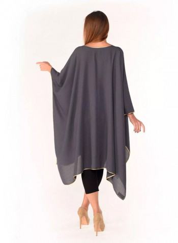 Classic Cape Top Dark Grey