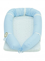 Portable Mini Bed Sky Blue