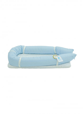 Portable Mini Bed Sky Blue