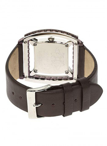Women's Leather Analog Watch W8112LRS010Q