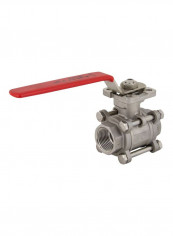 Classic Ball Valve With Locking Device Silver/Red 1.25inch reviews Classic Ball Valve With Locking Device Silver/Red 1.25inch