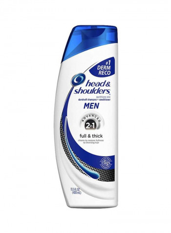 2-In-1 Full And Thick Dandruff Shampoo And Conditioner 14.2ounce