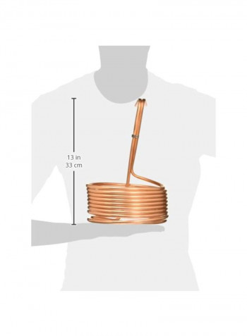 Homebrew Immersion Wort Chiller Gold 25feet