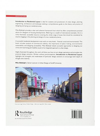 Introduction To Residential Layout Paperback
