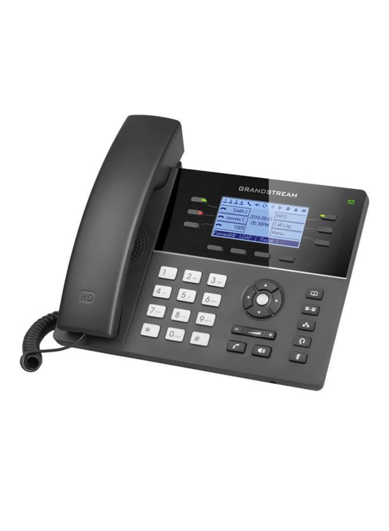 WiFi Enabled  IP Phone With 6 Lines 3 SIP 24 BLF Black