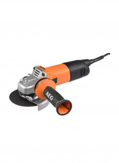 Ws10 115 Angle Grinder With Side Handle 115M 1000Watts Black/Orange