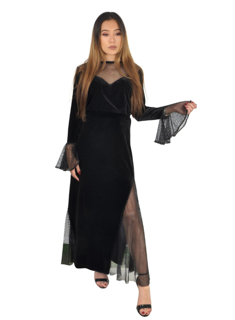 Flare Stylish Dress Black