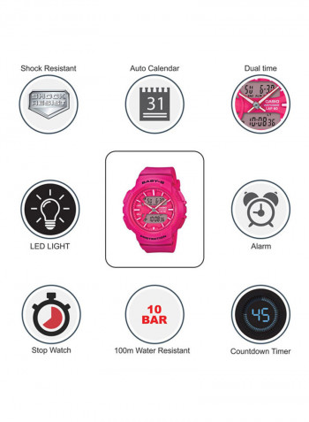 Women's Baby-G Analog/Digital Watch BGA-240-4ADR