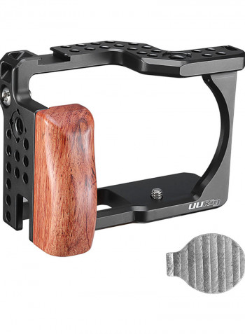 UURig Aluminum Alloy Camera Cage 1/4 Cold Shoe Mount Arri Positioning Hole Black