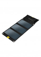 Falcon 21 Portable Folding Solar Charger Black