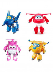 4-Piece Super Wings Planes Transformation Figure 15 Centimeter 15centimeter