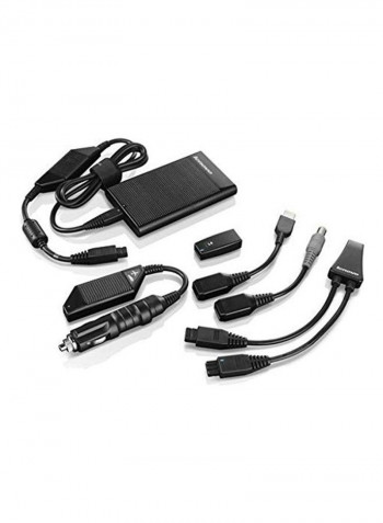 Replacement AC/DC Auto/Air Combo Adapter Black