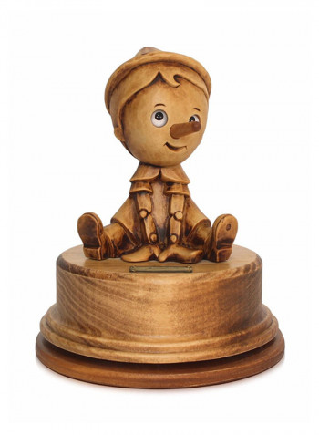 Wooden Pinocchio Music Box